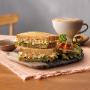 Toasted Chicken Mayo Sandwich & Easy Cappuccino