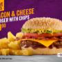 The Bacon & Cheese Burger with Chips is simply iconic. Get it today from SteersKingsburgh Centre.
