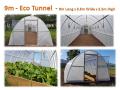 9m Eco Tunnels Greenhouse