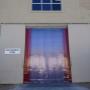 Loading bay curtain