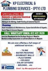 KP Electrical and Plumbing Services - PTY Ltd