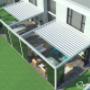 Pergolas with retractable roof  design by the Outdoor Genie