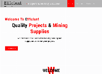 Efficient Projects and Mining Supplies's website