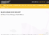 BLUE OCEAN DIVE RESORT's website