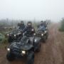 Quadbiking in the mist