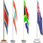 INDOOR FLAG POLES