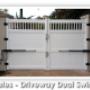 Value Fencing PVC Dual leaf driveway Gates