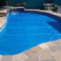 Pool Cover laying on water