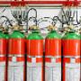Gas suppression system service