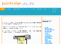 Print n Sign's website