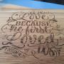Cutting Board Engraved