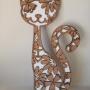 Laser-cut Cat Floral