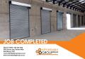 Custom powder coated industrial roller shutter doors