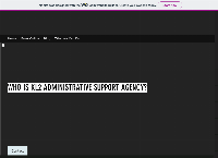 KL2 Administrative Support Agency's website