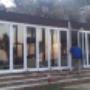 Aluminum folding doors