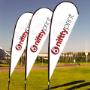 Teardrop banners