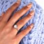 Bezel Platinum Ring