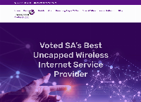 Screamer Telecoms Internet Service Provider's website