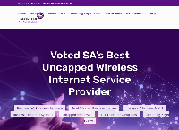Screamer Telecoms Internet Service Provider's website