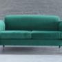 Green Velvet Summerfield Double Seater Sofa