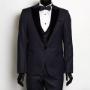 Zeyrek Navy Dot Dress Suits