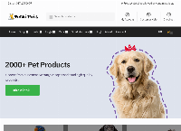 Funkipets | Online Pet Shop's website