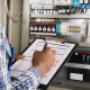Residential Electrician Inspecting Home