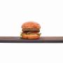 Kale & Pea Burger Garnished