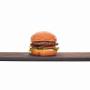 Mushroom & Lentil Burger Garnished