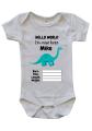 Personalize printed baby onesie