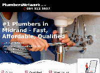 Plumbers Network Midrand's website