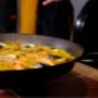 Paella cooking