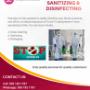 Sanitizing & disinfecting