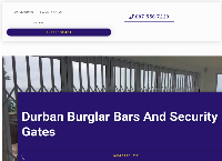 Burglar Bars Durban's website
