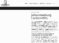 Locksmith Johannesburg