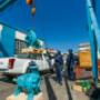 Pump being loaded 2