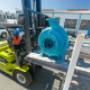 Pump being loaded
