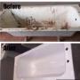 Before & After top Ball & Claw bathtub