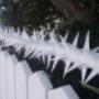 Rotating Star Security Spike Wooden Fence