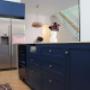Blue Transitional Kitchen