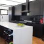 Matte Black Modern Kitchen