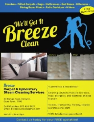 Breeze Carpet & Upholstery cleaning