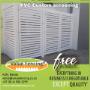 Custom PVC Slatted screen & gates Value Fencing