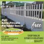PVC Fencing Custom Semi-Private Palisade Value
