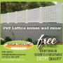 PVC Lattice screen fence wall raiser Value Fencing