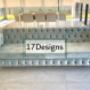 Diamond Buttoned 3seater
