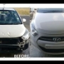 Hyundai i10 front accident
