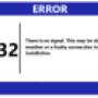 E48-32 SIGNAL PROBLEMS