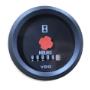 HOUR METER DESCRIPTION: No Minute Hand ad Black Bezel Gauge