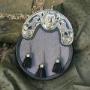 Celtic wolf Nguni silver - rare